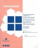 Cover for Distributed Computing Systems - Workshops (Icdcs 2002 Workshops), 22nd International Conference