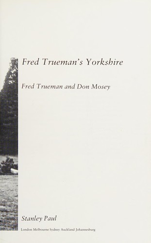 Cover for Fred Trueman's Yorkshire