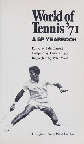 Cover for World of Tennis 1971