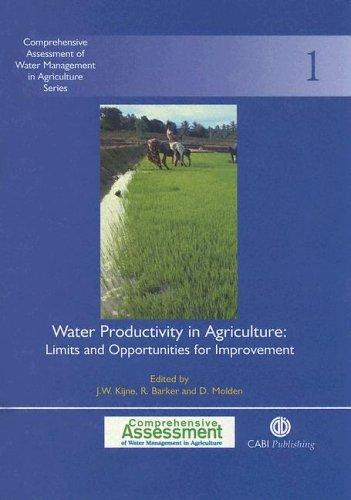 Cover for Water Productivity in Agriculture