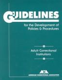 Cover for Guidelines for the Development of Policies and Procedures