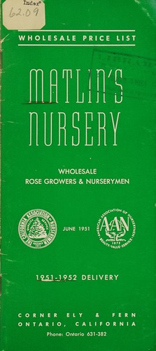 Cover for Wholesale price list