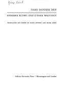 Cover for Hammer blows and other writings