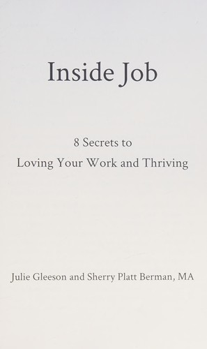 Cover for Inside job