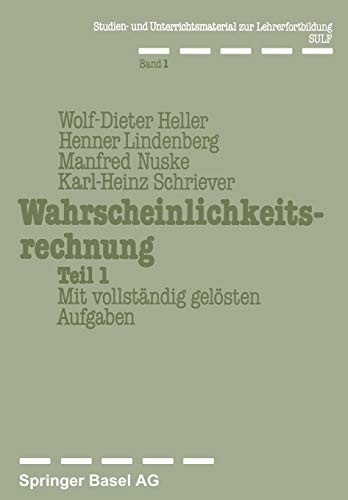Cover for Wahrscheinlichkeitsrechnung Teil 1