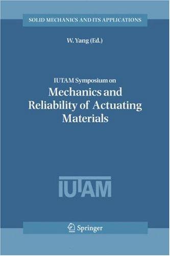 Cover for IUTAM Symposium on Mechanics and Reliability of Actuating Materials