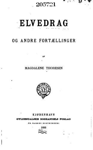Cover for Elvedrag og andre Fortællinger