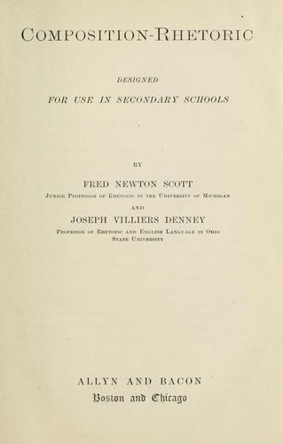 Cover for Composition-rhetoric