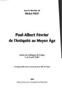 Cover for Paul-Albert Février