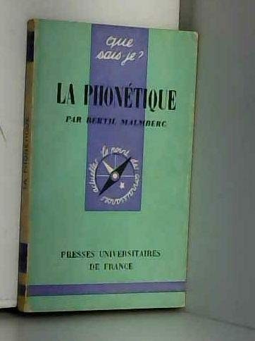 Cover for La phonétique
