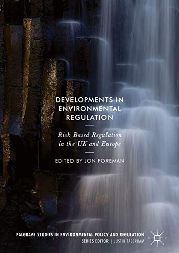 Cover for Developments in Environmental Regulation
