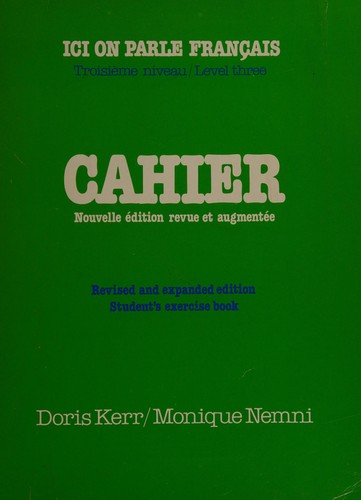 Cover for ICI ON PARLE LEV 3 STUD EXER BOOK