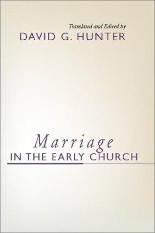 Cover for Marriage in the Early Church