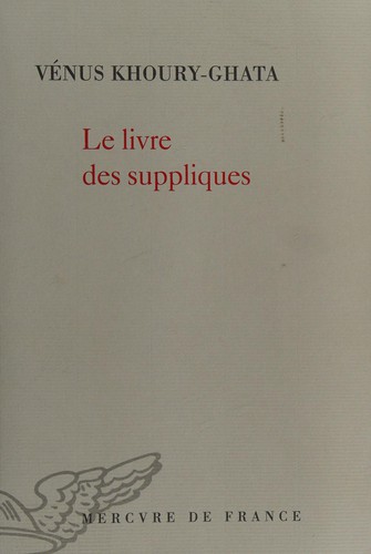 Cover for Le livre des suppliques