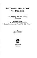 Cover for Six Novelists Look at Society