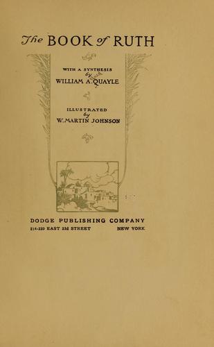 Cover for The book of Ruth
