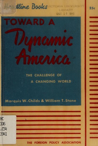 Cover for Toward a dynamic America