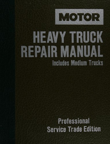 Cover for Motor heavy truck repair manual
