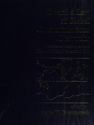 Cover for Toward a law of global communications networks