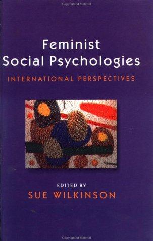 Cover for Feminist social psychologies