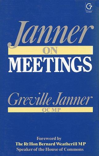 Cover for Janner on meetings