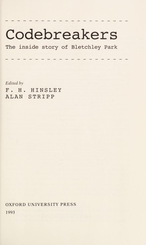 Cover for Codebreakers