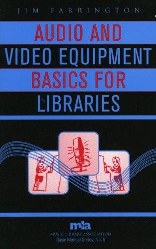 Cover for Audio and video equipment basics for libraries
