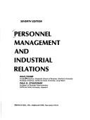 Cover for Personnel management and industrial relations