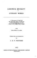 Cover for Literary works [of] Lodowick Bryskett