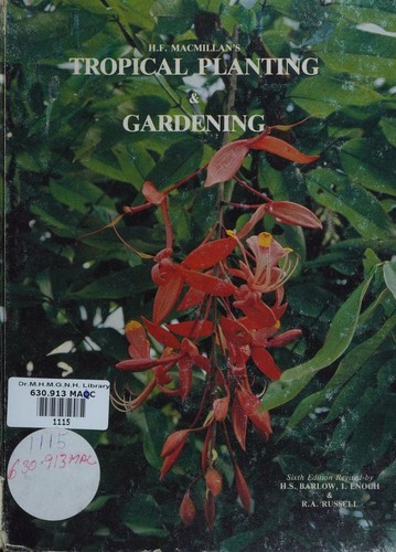 Cover for Tropical planting and gardening