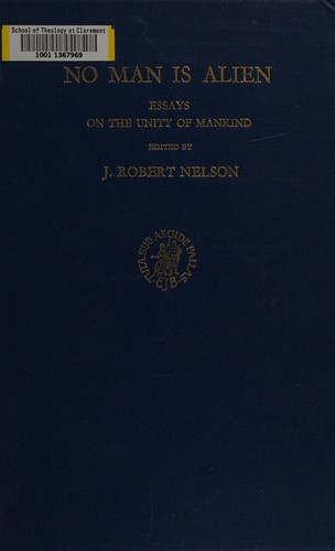 Cover for No man is alien