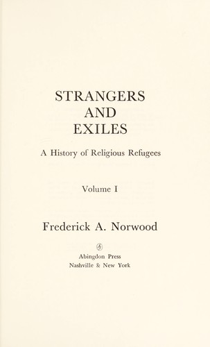 Cover for Strangers and Exiles
