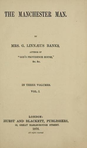 Cover for The Manchester man