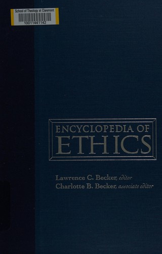 Cover for Encyclopedia of ethics