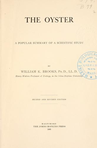 Cover for The oyster