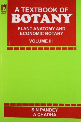 Cover for A textbook of botany : plant anatomy and economic botany : v3