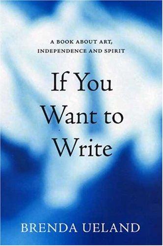 Cover for If You Want to Write