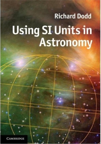Cover for Using SI units in astronomy