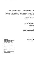 Cover for 1997 International Conference on Power Electronics and Drive Systems