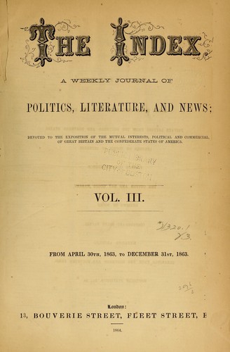 Cover for The Index