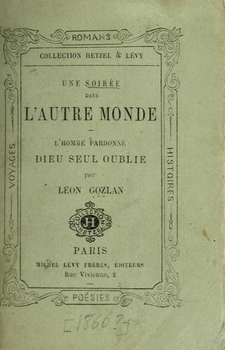 Cover for Une soirée dans l'autre monde.