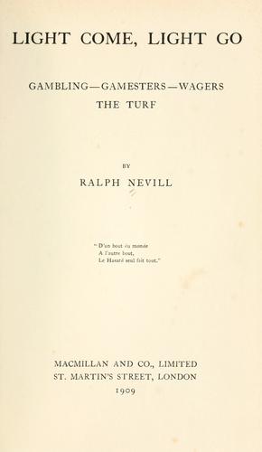 Cover for Light come, light go