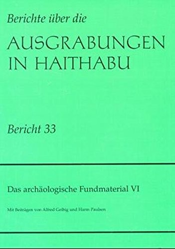 Cover for Das archäologische Fundmaterial.