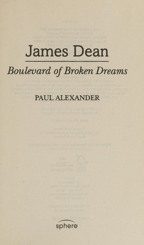 Cover for James Dean