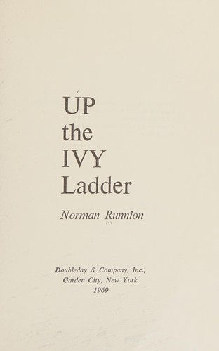Cover for Up the Ivy ladder.