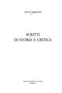 Cover for Scritti di storia e critica