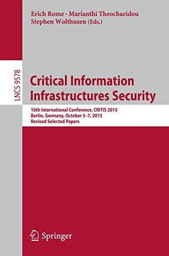 Cover for Critical Information Infrastructures Security