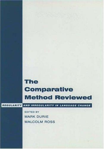Cover for The comparative method reviewed