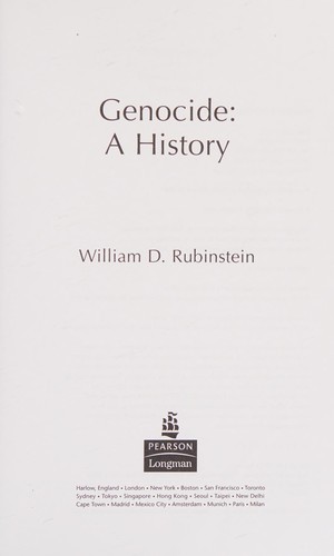 Cover for GENOCIDE.