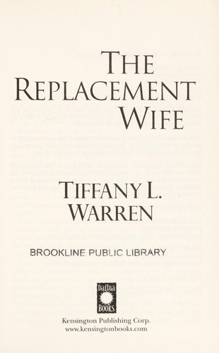 Cover for The replacement wife
